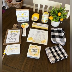 Lemon kitchen decor (offers welcome)